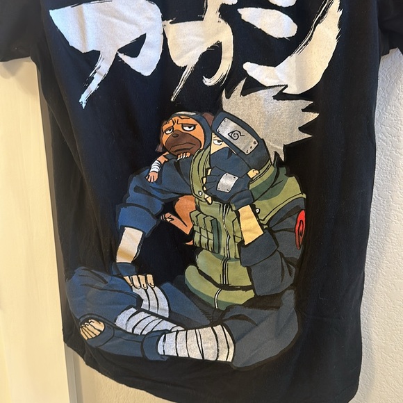 EUC Naruto Kakashi Screen Tee Short Sleeve T-Shirt Size S Small - Picture 6 of 7
